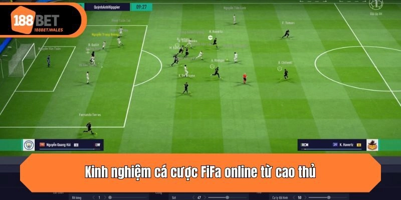 Kinh nghiệm cá cược FiFa online từ cao thủ
