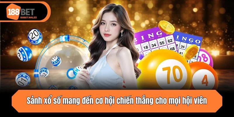 Sảnh xổ số mang đến cơ hội chiến thắng cho mọi hội viên
